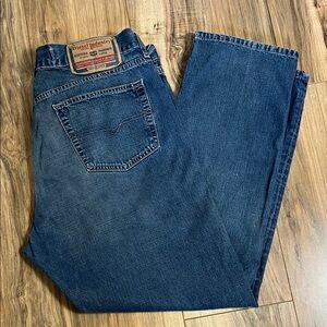 Diesel Industry Buttons Fly Men's Classic Straight Jeans Sz 38 made in Italy